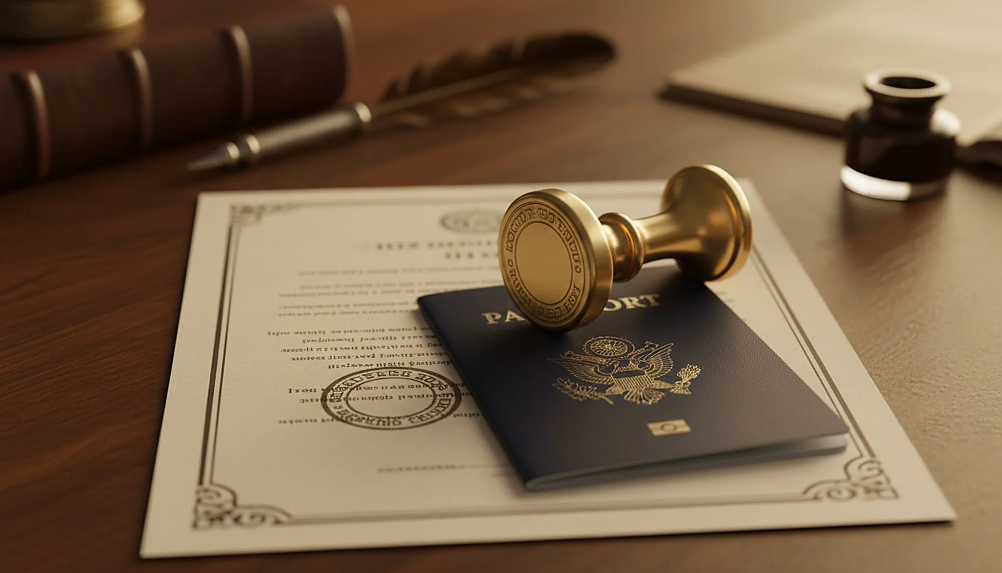 Approved permit and passport